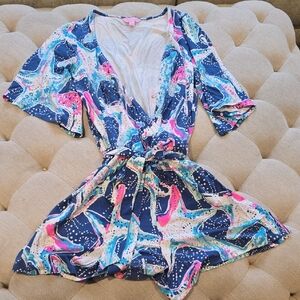 Lilly Pulitzer Blue and Pink Garment
